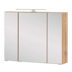 Wohnen Set Badmöbel in Holz Optik - Neuzera (vierteilig)