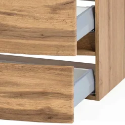 Wohnen Set Badmöbel in Holz Optik - Neuzera (vierteilig)