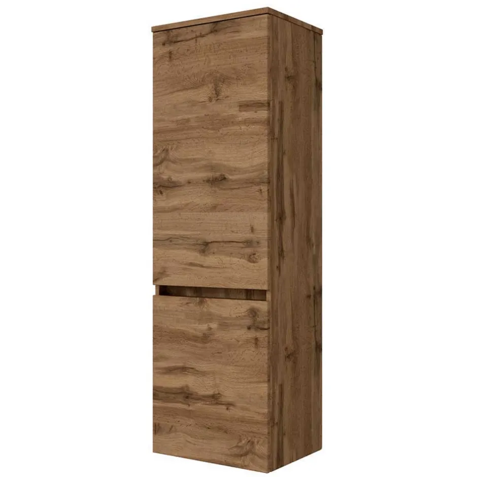 Wohnen Set Badmöbel in Holz Optik - Neuzera (vierteilig)