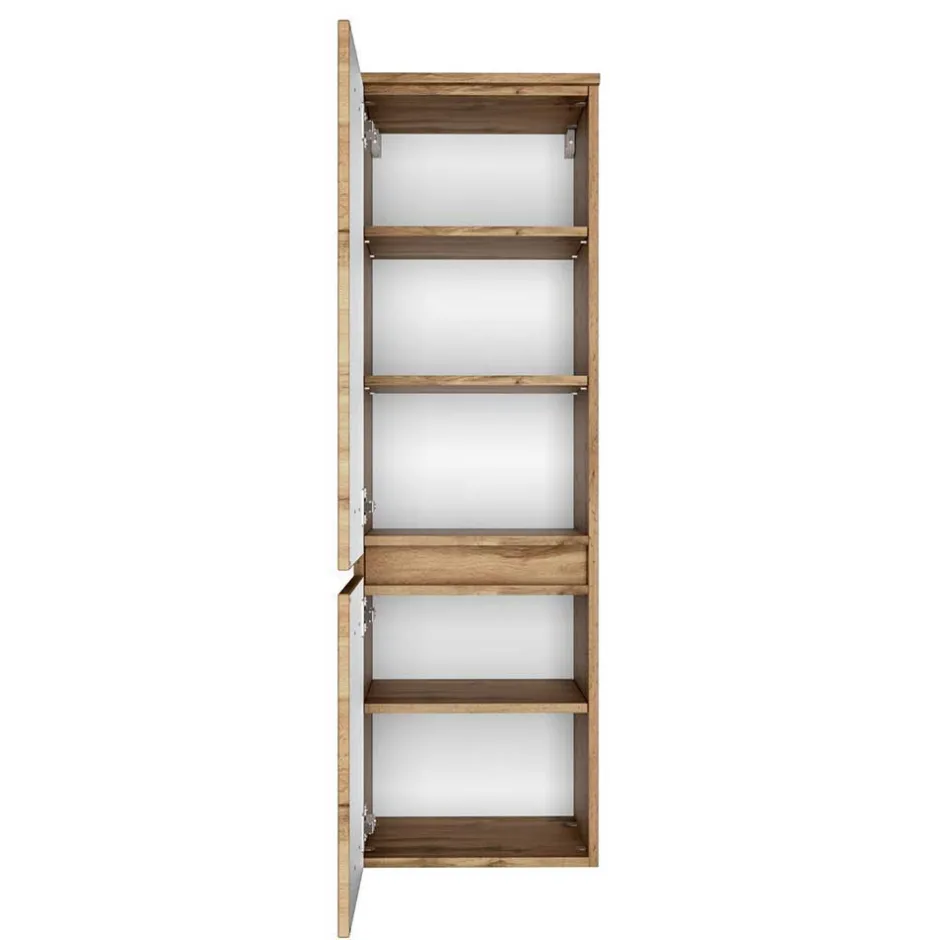 Wohnen Set Badmöbel in Holz Optik - Neuzera (vierteilig)