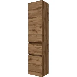 Wohnen Set Badmöbel in Holz Optik - Neuzera (vierteilig)