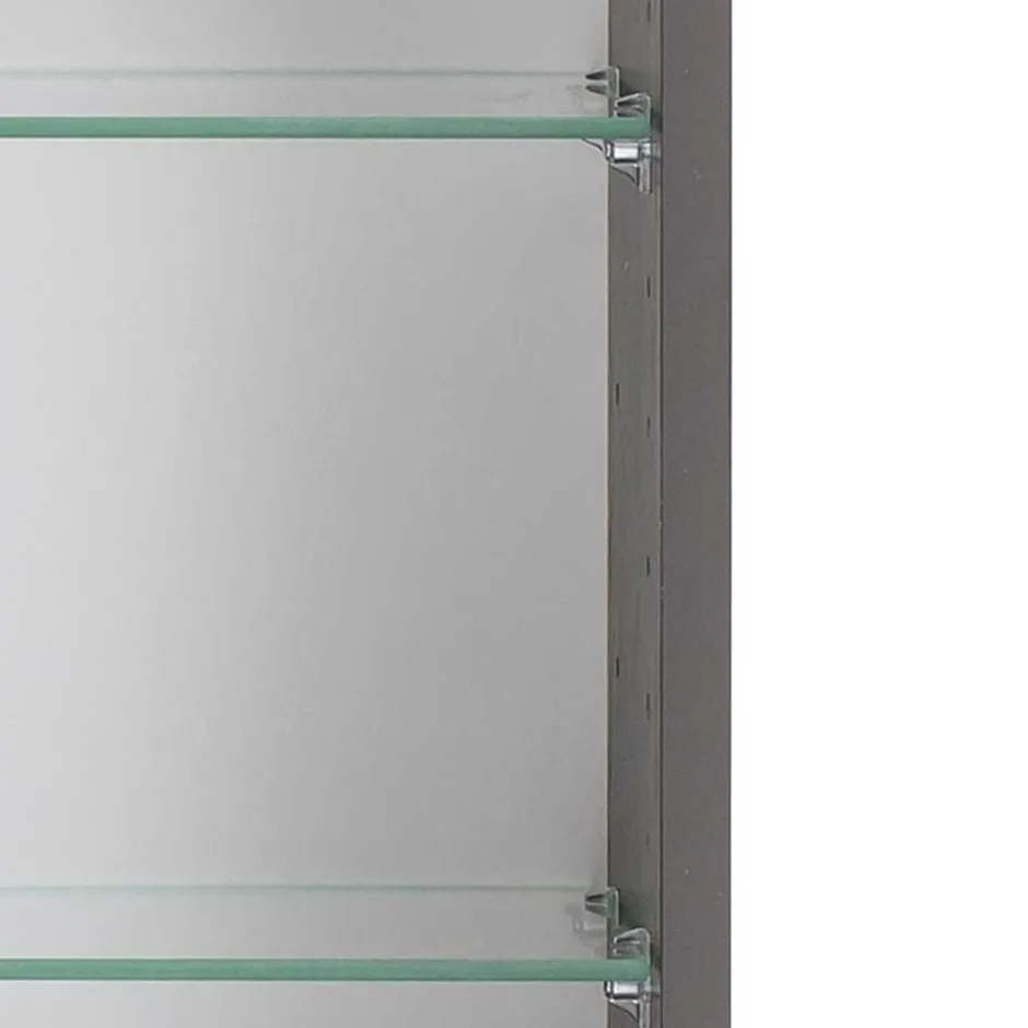 Wohnen Set Badmöbel mit Doppel-Waschtisch - Breznia (dreiteilig)