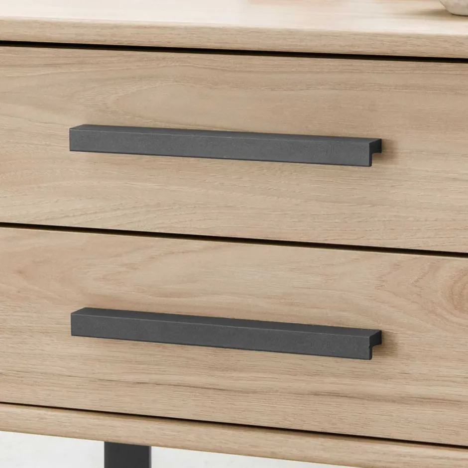 Wohnen Set Bettanlage mit LED Beleuchtung - Licruva (dreiteilig)