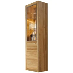 Wohnen Set Design Wohnwand aus Asteiche - Landuva (vierteilig)