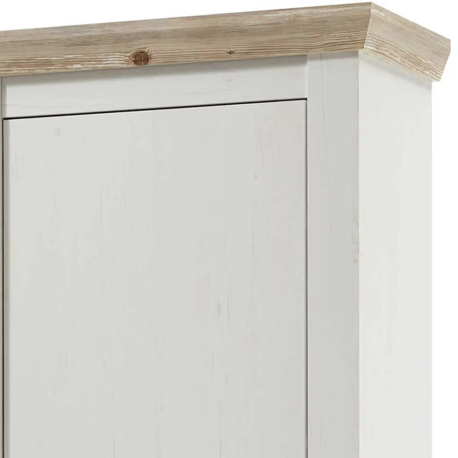 Set Dielen Ausstattung mit Schrank - Nedita (dreiteilig)^Wohnen Hot