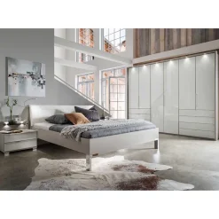 Set Doppelbett & Schrank - Nino (vierteilig)^Wohnen Hot