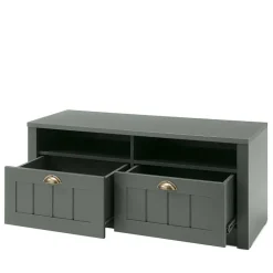 Wohnen Set Flur Einrichtung in Dunkelgrün - Niestov (fünfteilig)