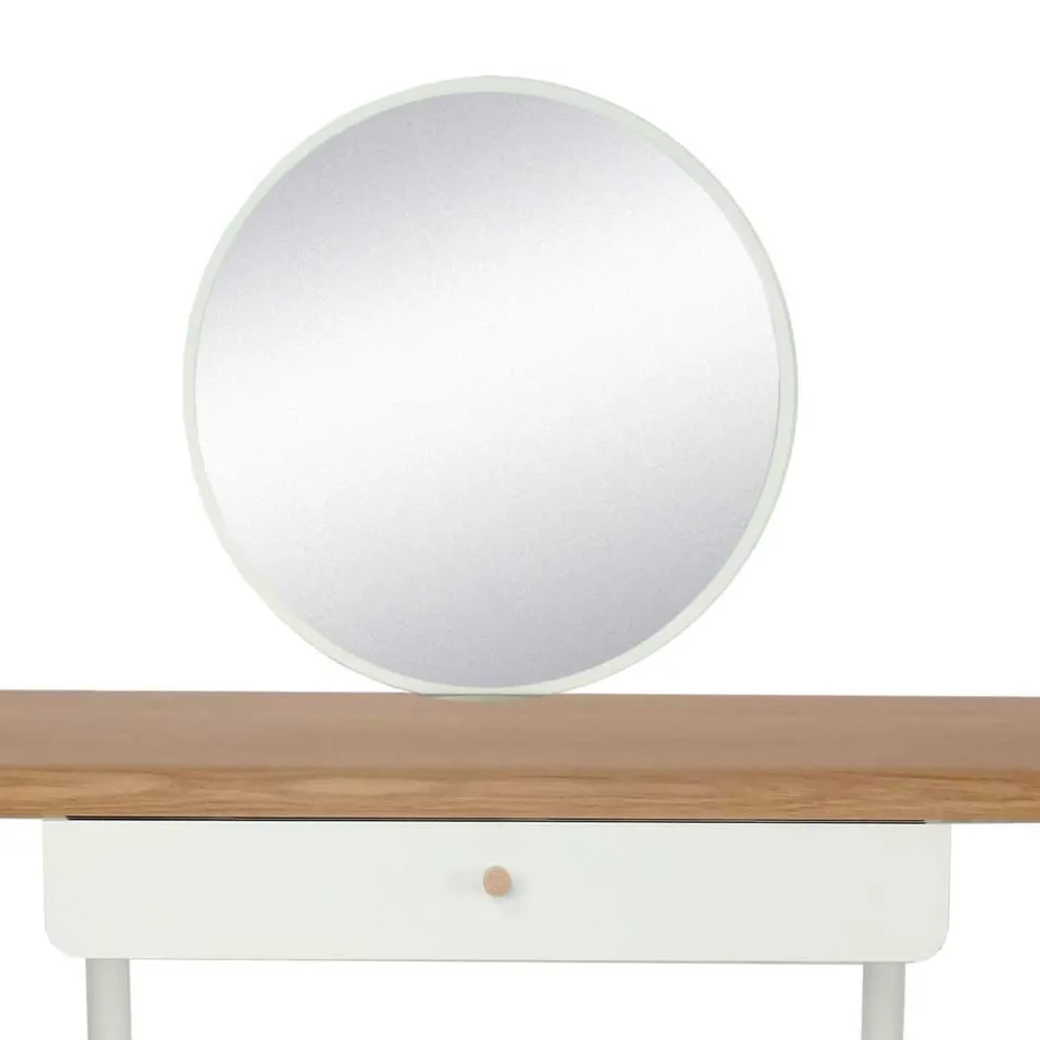 Wohnen Set Frisiertisch mit Spiegel & Hocker - Westerland (zweiteilig)