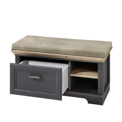 Set Garderoben Einrichtung in Grau - Thumbs (dreiteilig)^Wohnen Discount