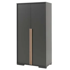 Set Jugendzimmermöbel in Dunkelgrau - Navlius (sechsteilig)^Wohnen Discount