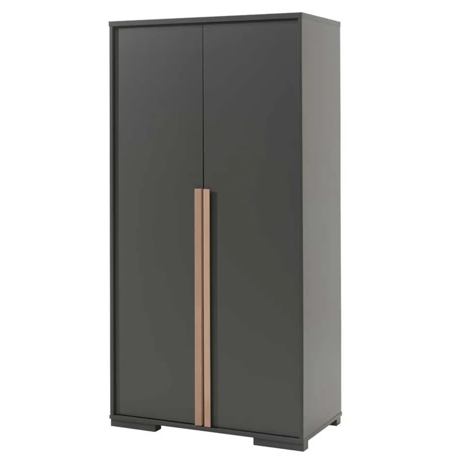 Set Jugendzimmermöbel in Dunkelgrau - Navlius (sechsteilig)^Wohnen Discount