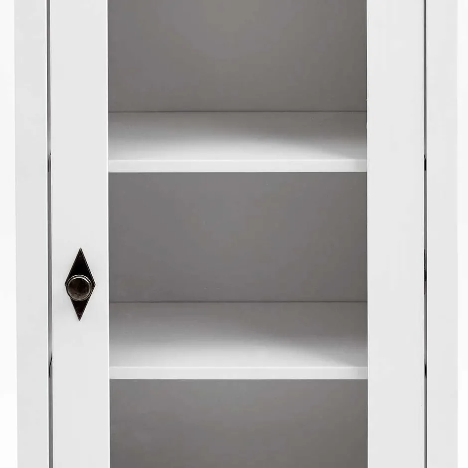 Wohnen Set Landhaus Badmöbel aus Holz - Satumare (dreiteilig)