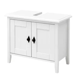 Wohnen Set Landhaus Badmöbel aus Holz - Satumare (dreiteilig)