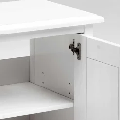 Wohnen Set Landhaus Badmöbel aus Holz - Satumare (dreiteilig)