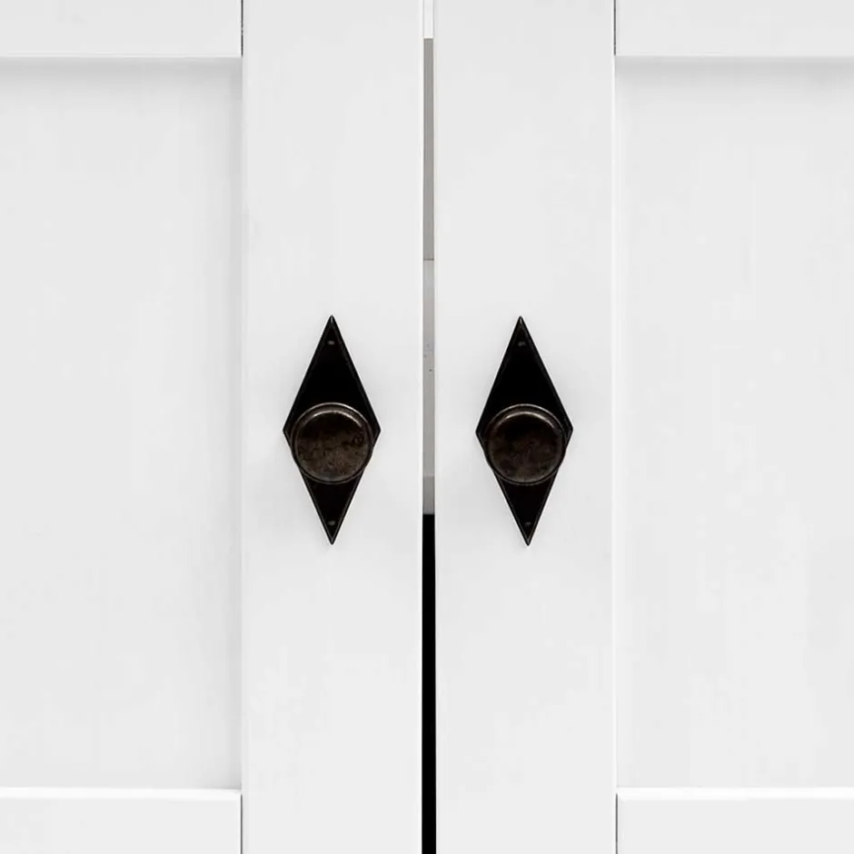 Wohnen Set Landhaus Badmöbel aus Holz - Satumare (dreiteilig)