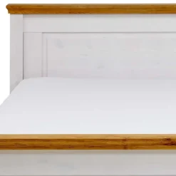 Wohnen Set Landhausbett & Nachtschränke - Sibiuta (dreiteilig)