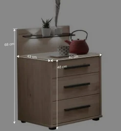 Set Loft Schlafzimmer Einrichtung - Licruva (vierteilig)^Wohnen Clearance