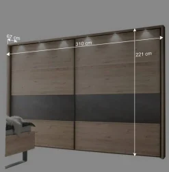 Set Loft Schlafzimmer Einrichtung - Licruva (vierteilig)^Wohnen Clearance