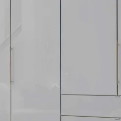 Set Schlafzimmer in Hellgrau & Braun - Ocavado (vierteilig)^Wohnen Discount