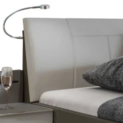 Set Schlafzimmer in Hellgrau & Braun - Ocavado (vierteilig)^Wohnen Discount