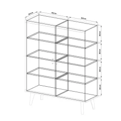 Set Skandi Möbel fürs Wohnzimmer - Cablos (vierteilig)^Wohnen Sale