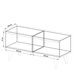 Set Skandi Möbel fürs Wohnzimmer - Cablos (vierteilig)^Wohnen Sale