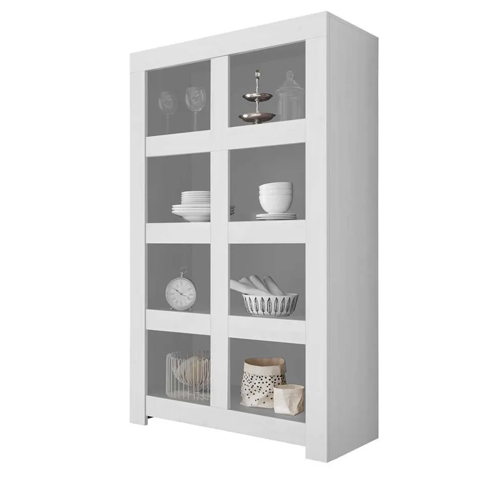 Wohnen Set TV Lowboard & Regal & Sideboard - Mikes (dreiteilig)