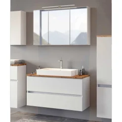 Wohnen Set Waschkonsole und Spiegelschrank - Misbonas (zweiteilig)