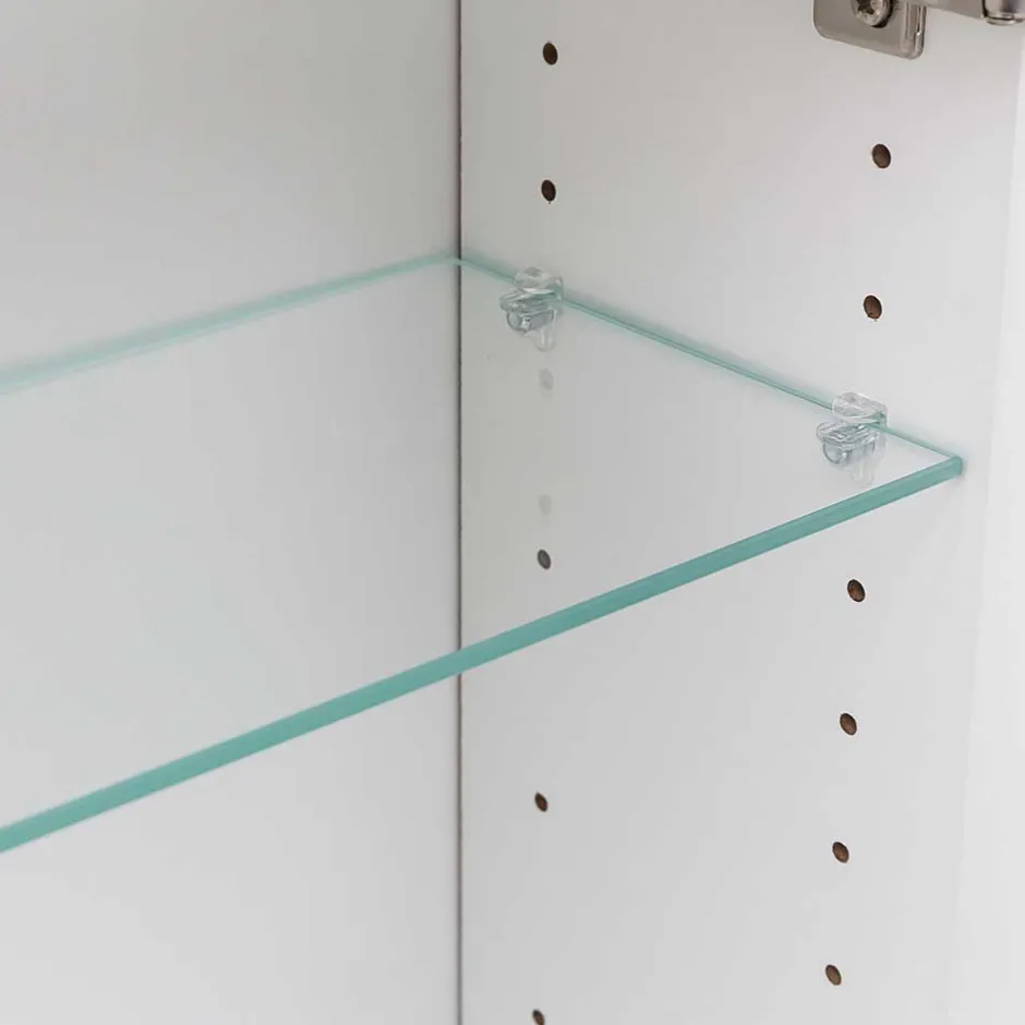 Wohnen Set Waschkonsole und Spiegelschrank - Misbonas (zweiteilig)