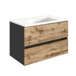 Set Waschplatz mit LED Spiegelschrank - Endely (zweiteilig)^Wohnen New