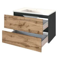 Set Waschplatz mit LED Spiegelschrank - Endely (zweiteilig)^Wohnen New