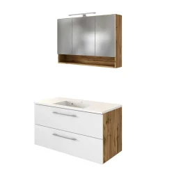 Set Waschtisch Kombi in 2 Breiten - Yazemina (zweiteilig)^Wohnen Hot