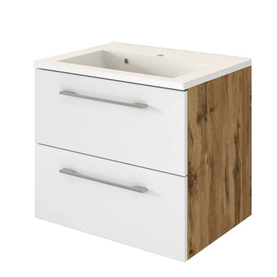 Set Waschtisch Kombi in 2 Breiten - Yazemina (zweiteilig)^Wohnen Hot