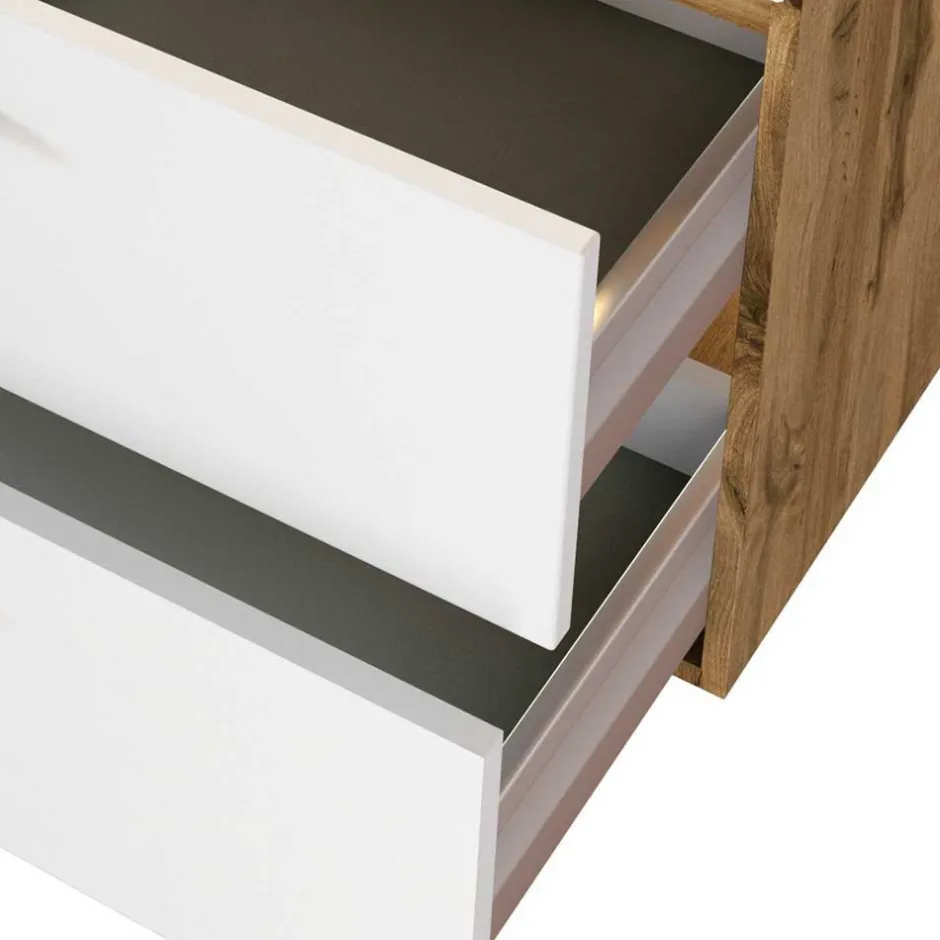 Set Waschtisch Kombi in 2 Breiten - Yazemina (zweiteilig)^Wohnen Hot