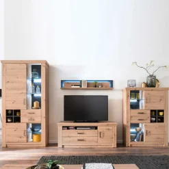 Set Wohnmöbel in Dekor Eiche - Wykina (vierteilig)^Wohnen Online