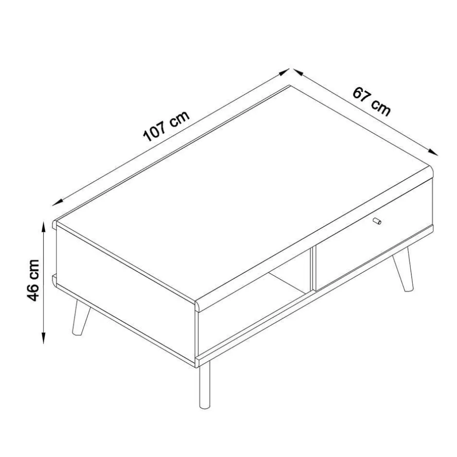Set Wohnzimmer Einrichtung zweifarbig - Cablos (fünfteilig)^Wohnen Outlet