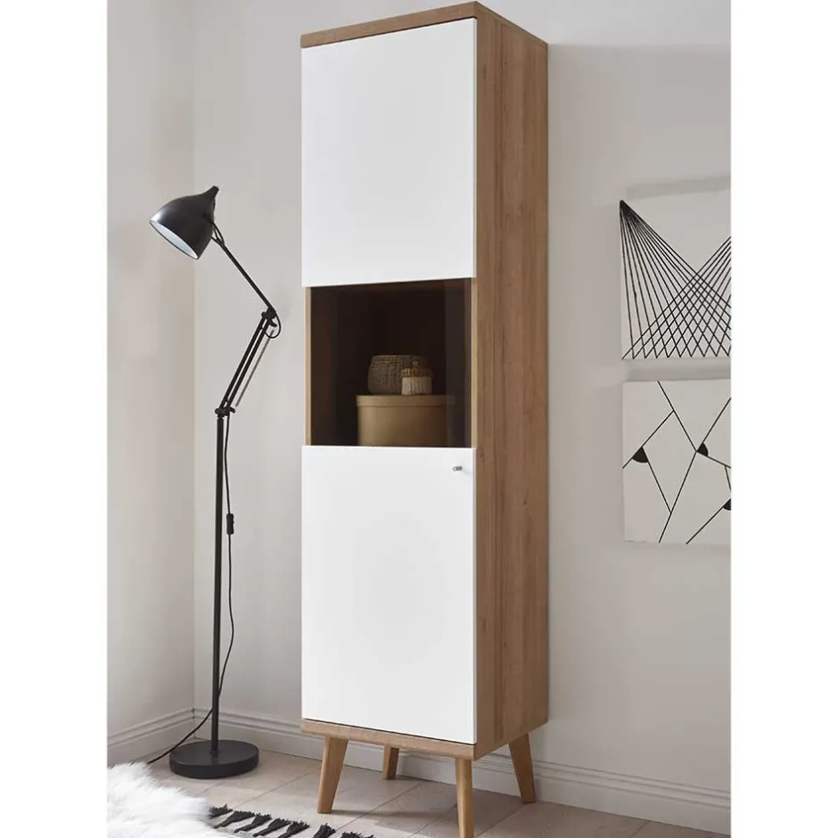 Set Wohnzimmer Einrichtung zweifarbig - Cablos (fünfteilig)^Wohnen Outlet