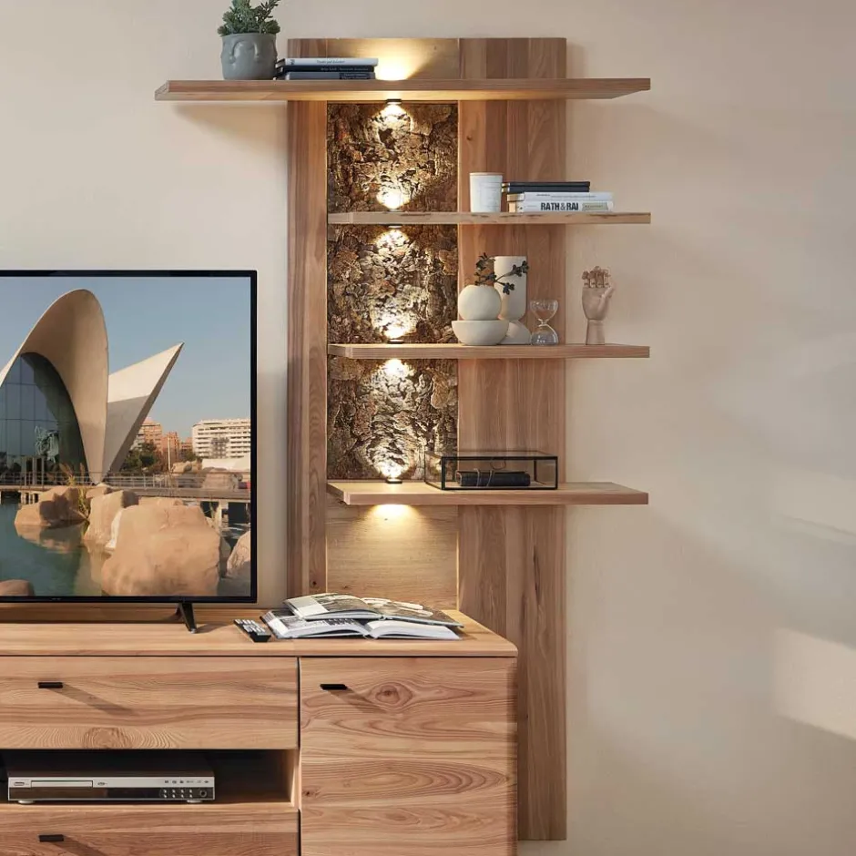 Wohnen Set Wohnzimmermöbel Wohnwand - Cassna (dreiteilig)