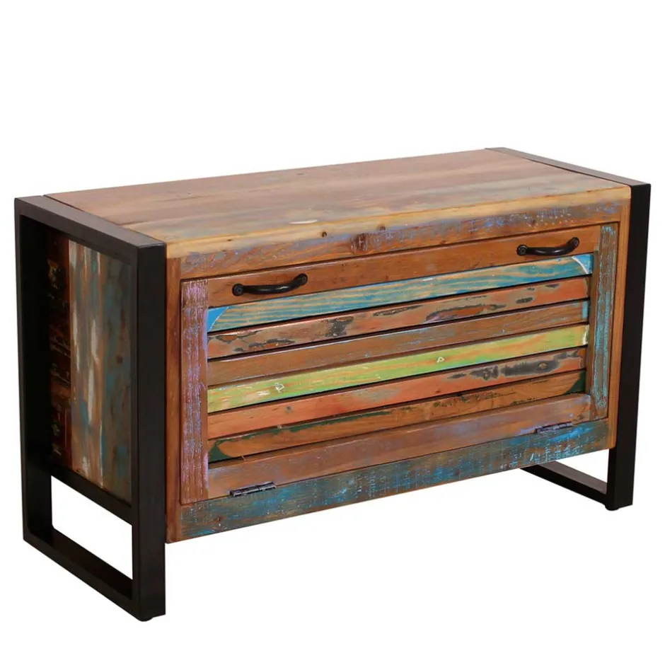 Shabby Chic Bank mit Schuhaufbewahrung - Vosbadus^Wohnen