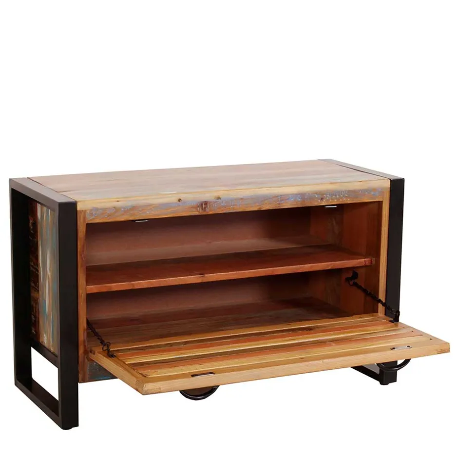 Shabby Chic Bank mit Schuhaufbewahrung - Vosbadus^Wohnen