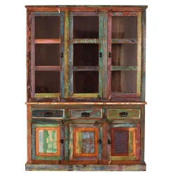 Wohnen Shabby Chic Buffetschrank in Braun Bunt - Jamaica