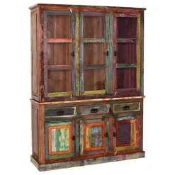 Wohnen Shabby Chic Buffetschrank in Braun Bunt - Jamaica