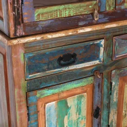 Wohnen Shabby Chic Buffetschrank in Braun Bunt - Jamaica