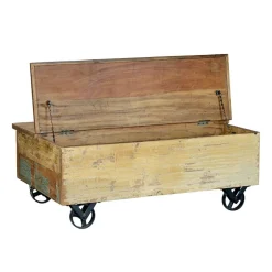 Wohnen Shabby Chic Couchtisch mit Industry Flair - Vatrima