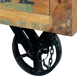 Wohnen Shabby Chic Couchtisch mit Industry Flair - Vatrima