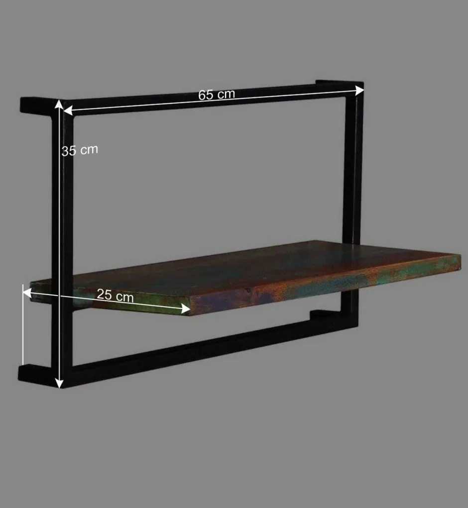 Shabby Chic Hängeregal aus Recyclingholz - Jamaica^Wohnen Best