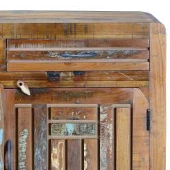 Shabby Chic Kombi-Kommode aus Recyclingholz - Tunar^Wohnen Clearance