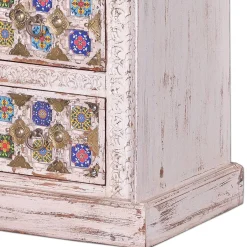 Shabby Chic Kommode in Antikweiß - Mirell^Wohnen Outlet