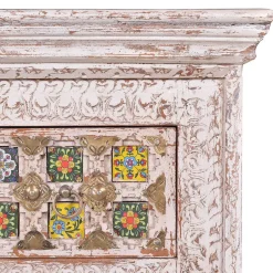 Shabby Chic Kommode in Antikweiß - Mirell^Wohnen Outlet