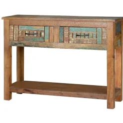 Shabby Chic Konsolentisch aus Recyclingholz - Tunar^Wohnen Clearance